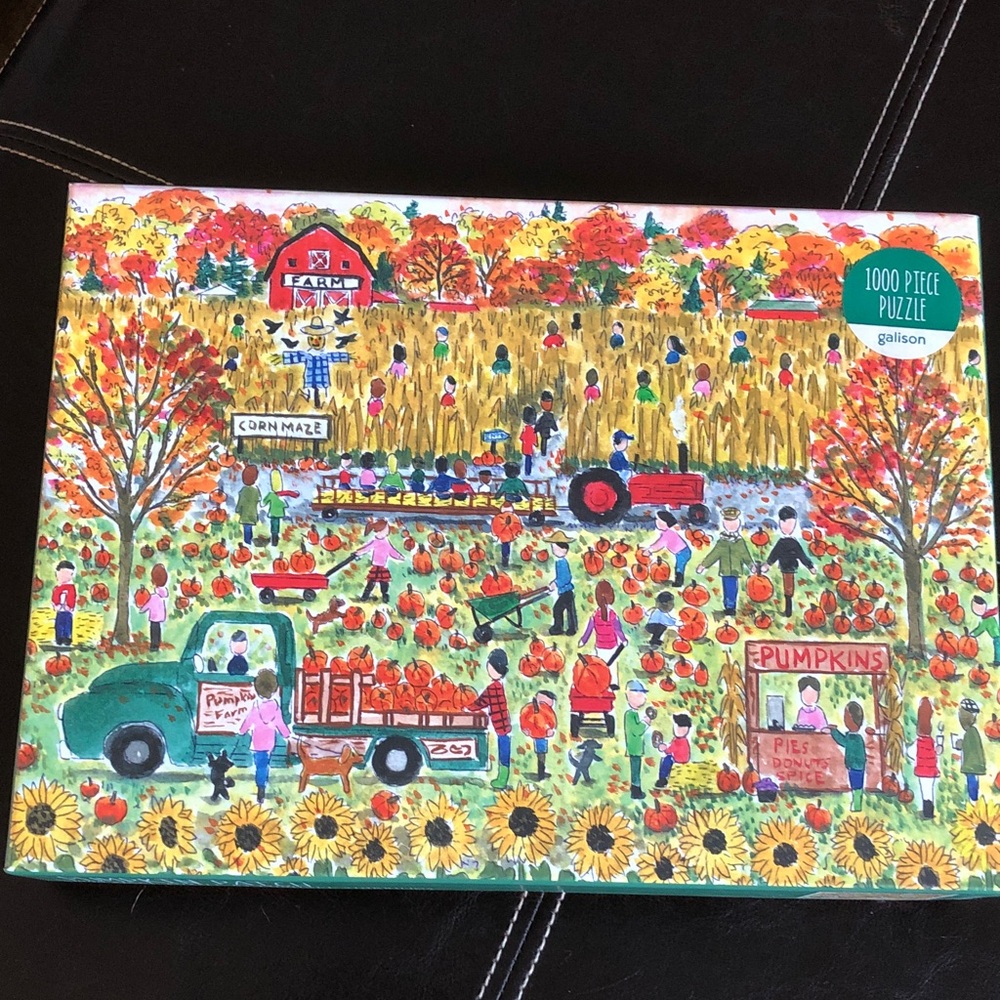 Galison 1000 Piece Pumpkin Patch puzzle